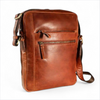 Men's Leather Cognac iPad/Tablet Messenger Bag