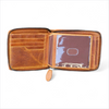 Men’s Leather RFID Zip Wallet