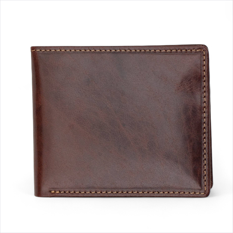 RFID Bifold Leather Wallet