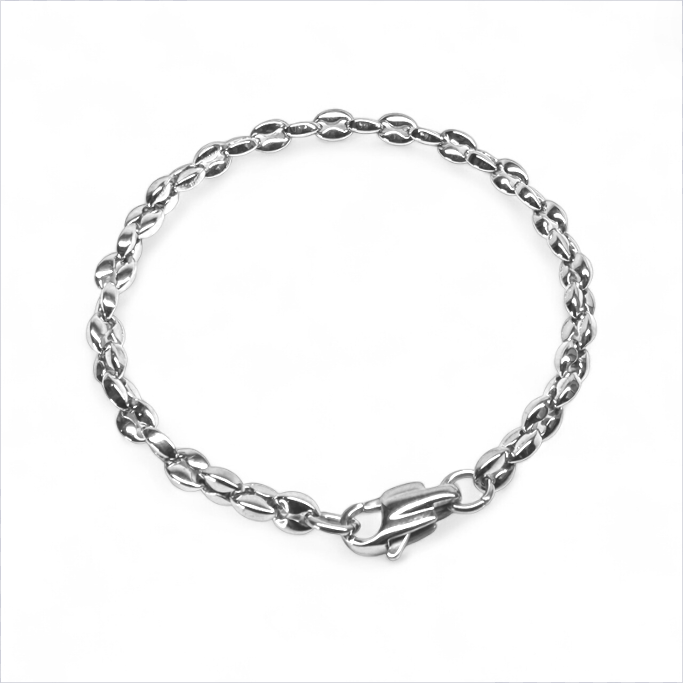 Coffe Bean Chain Bracelet