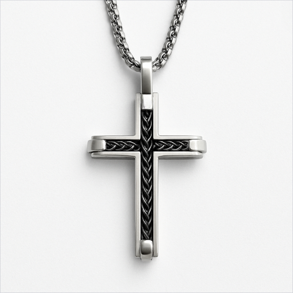 Stainless Steel Cross Necklace