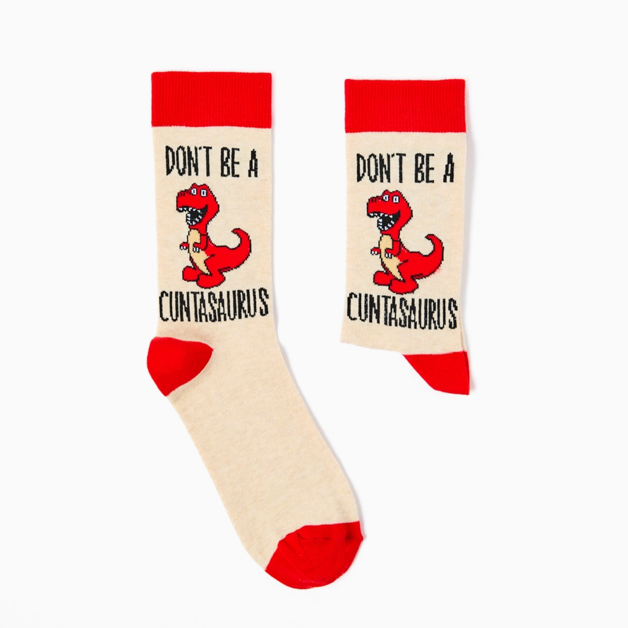 Cuntasaurus Dinosaur Socks UK 6-11