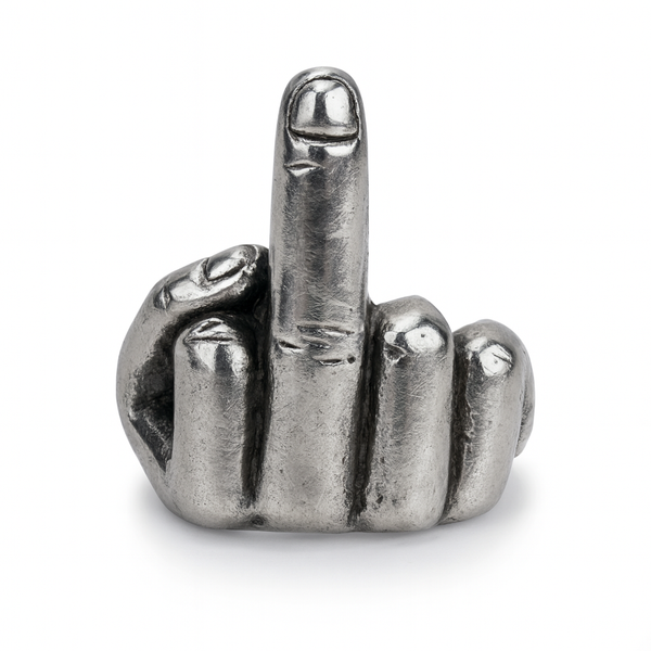 Stainless Steel Hand Gesture Ring