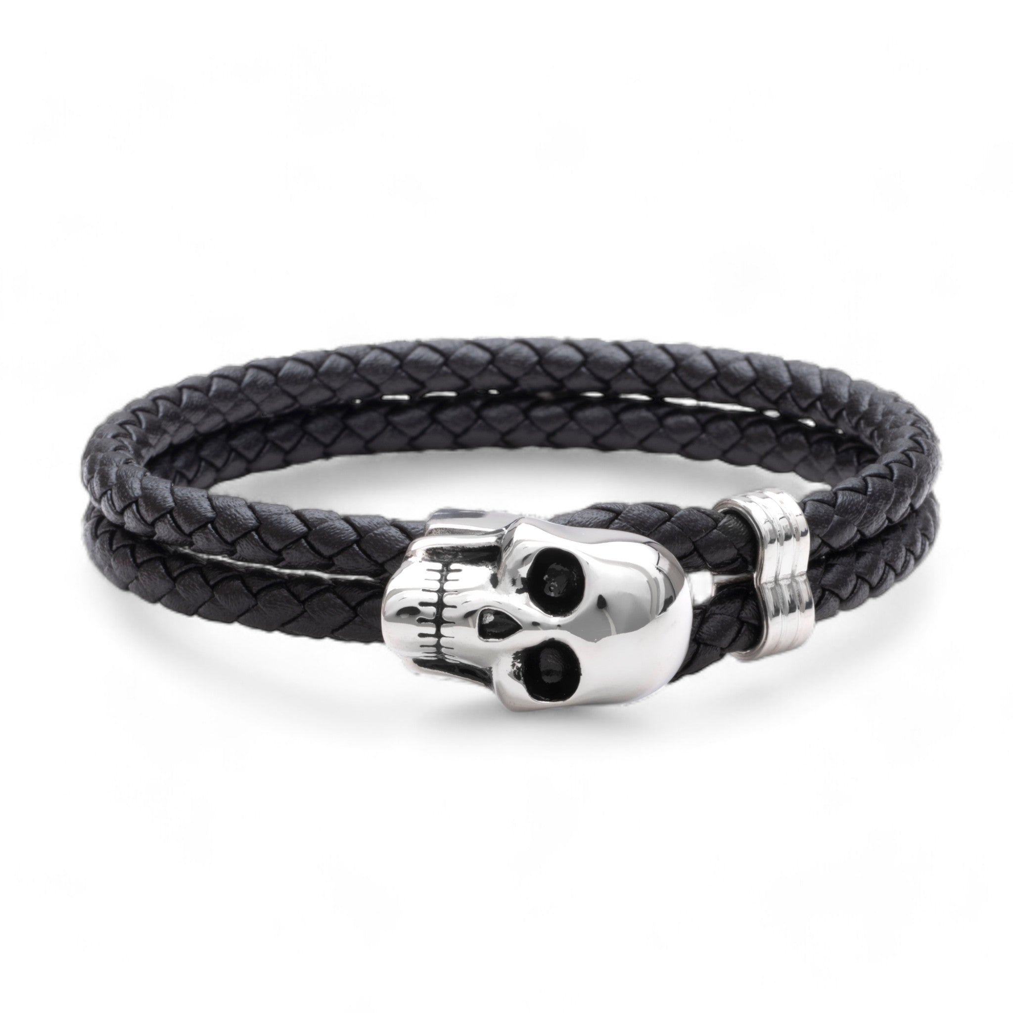 Skull Leather Bracelet