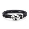 Skull Leather Bracelet