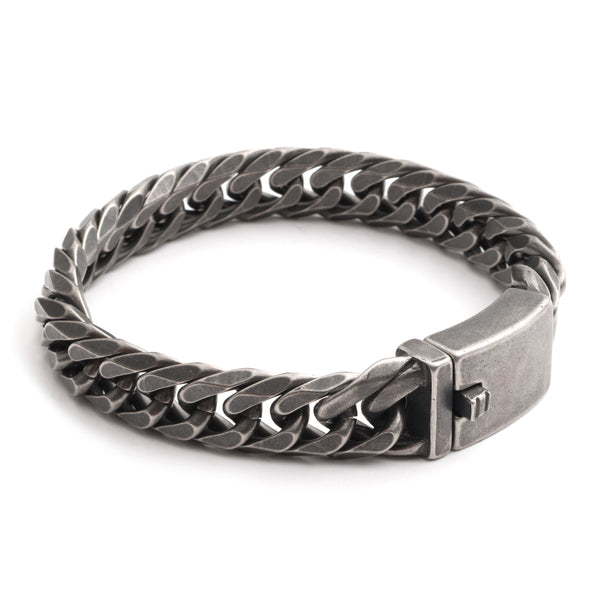 Stainless Steel Gunmetal Bracelet