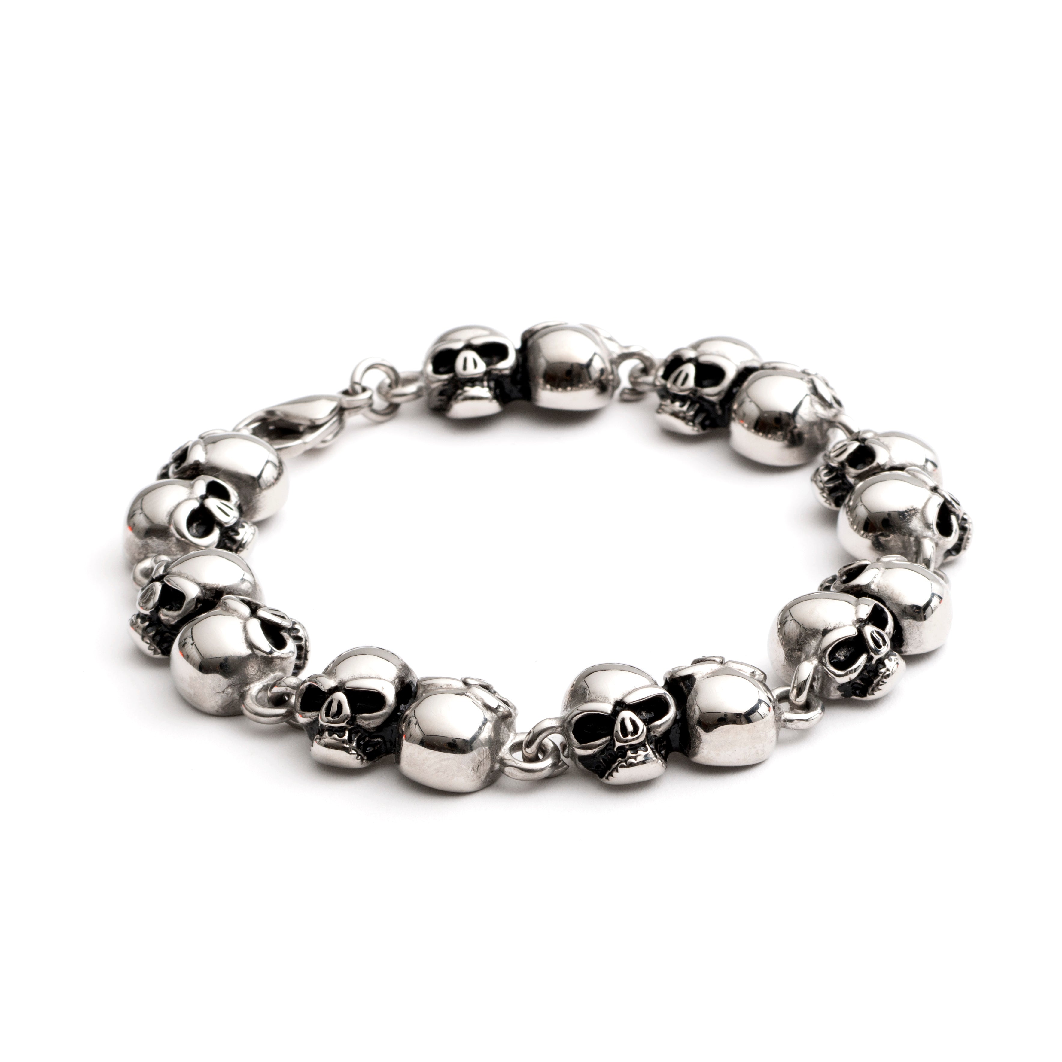 Stainless Steel Skull Bracelet