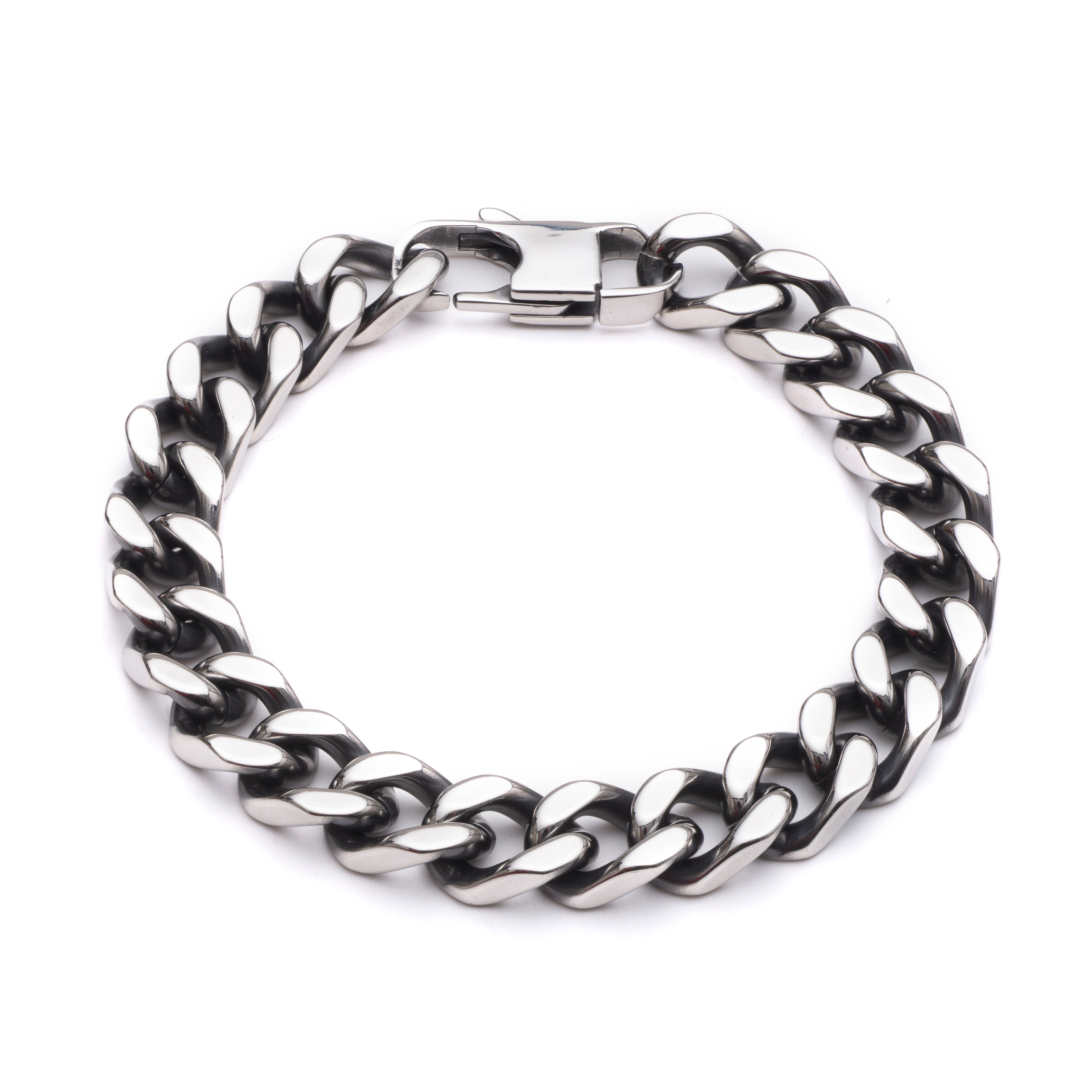 Stainless Steel Curb Chain Bracelet
