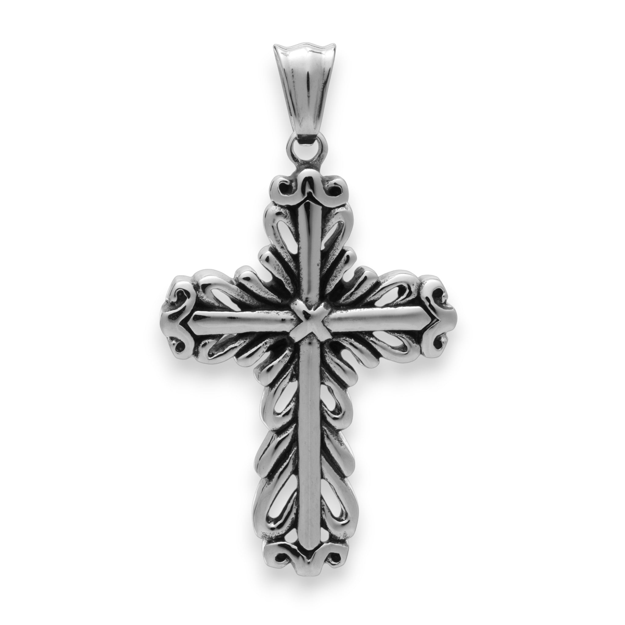 Looped Cross Pendant