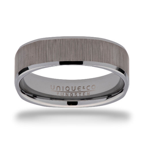 Tungsten Carbide Square Ring 6mm