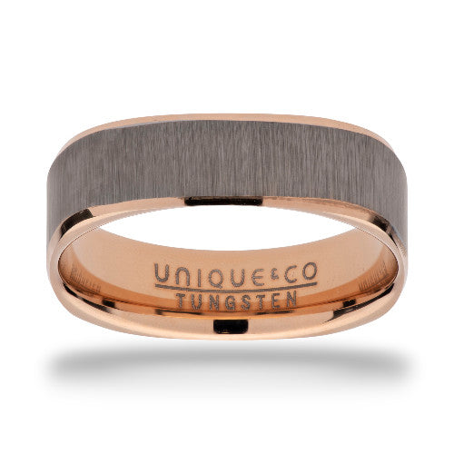 Tungsten Carbide Square Ring 6mm