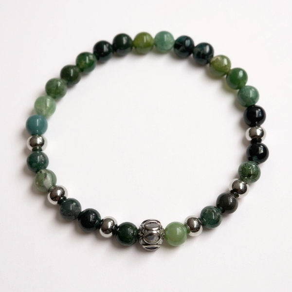 Stone and Steel Bracelet