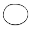 Twist Clasp Leather Necklace - 3mm