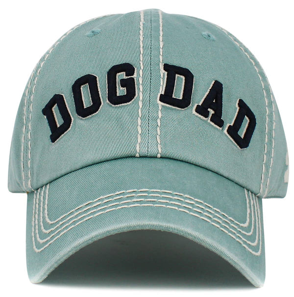 Dog Dad Washed Vintage Baseball Cap