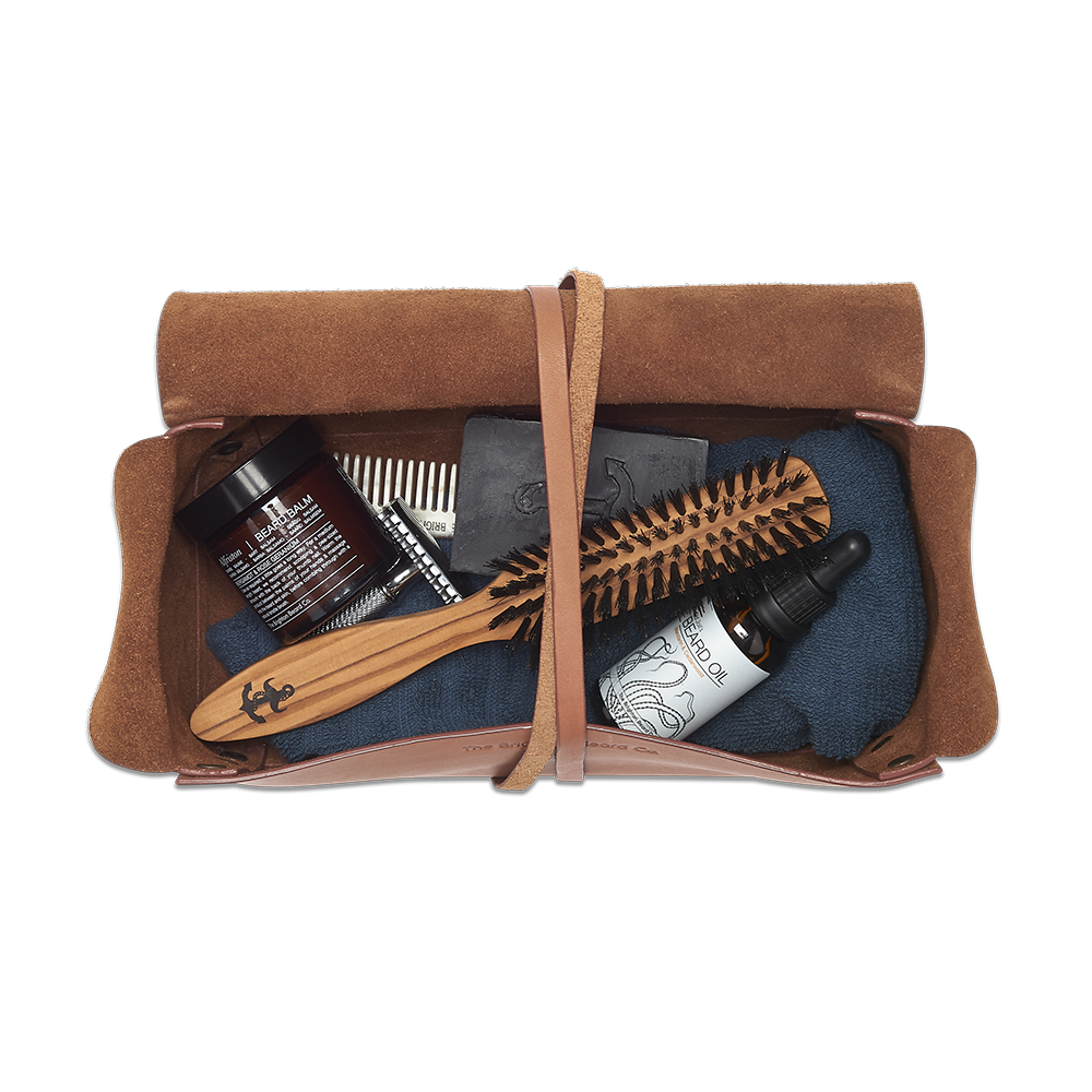 Ruxley Leather Wash Bag