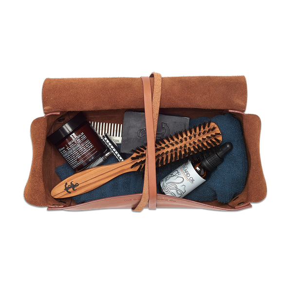 Ruxley Leather Wash Bag