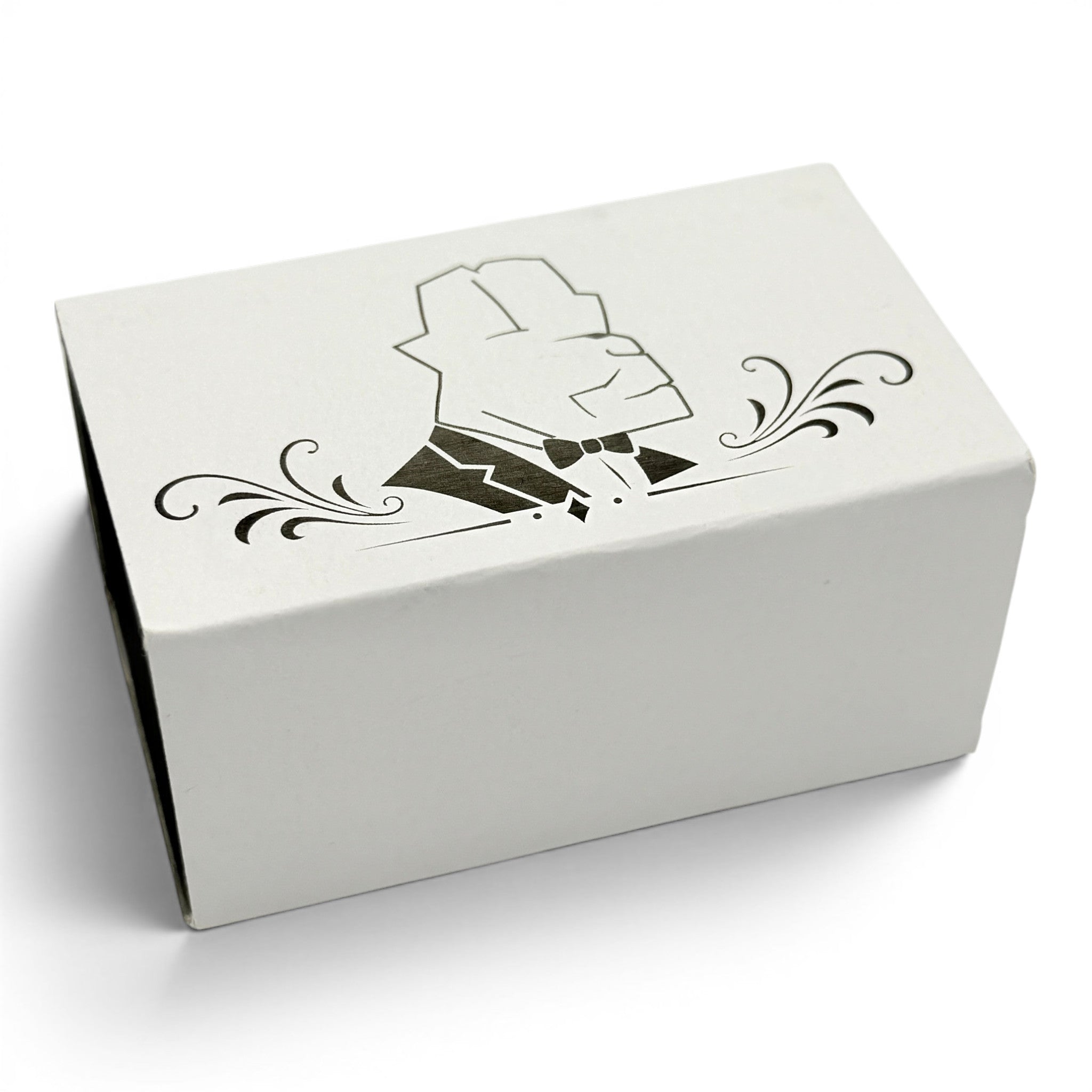 Best Man cufflinks gift box with presentation sleeve
