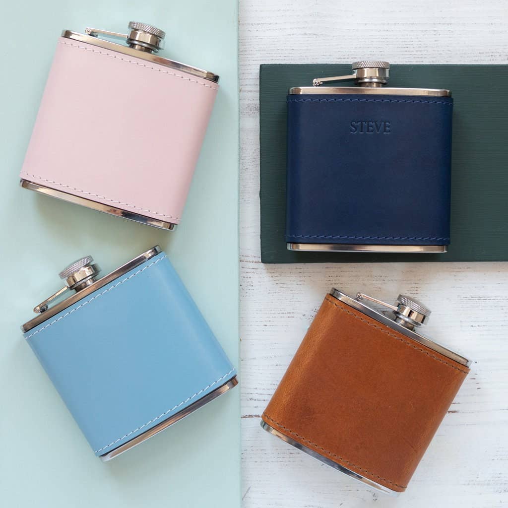6oz Leather Hip Flask