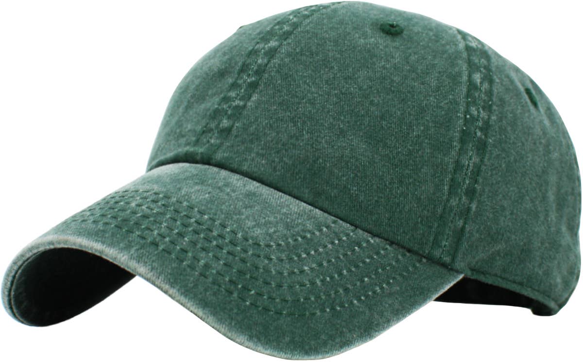 Pigment Dyed Low Profile Cotton Baseball Cap