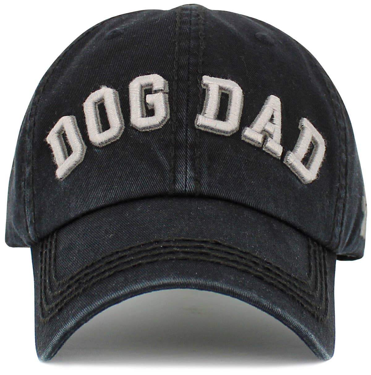 Dog Dad Washed Vintage Baseball Cap