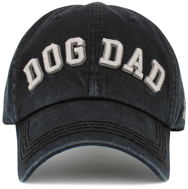 Dog Dad Washed Vintage Baseball Cap