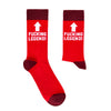Unisex Fucking Legend Socks