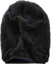 Thick Oversized Slouch Beanie Sherpa Fleece Lined