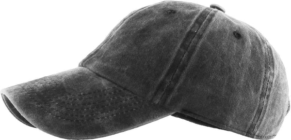 Pigment Dyed Low Profile Cotton Baseball Cap