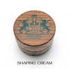 Dear Barber Shaping Cream 100ml wooden effect styling container on white background