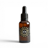 Dear Barber beard oil 30ml amber bottle on white background