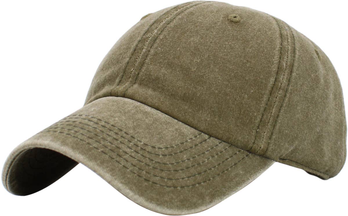 Pigment Dyed Low Profile Cotton Baseball Cap