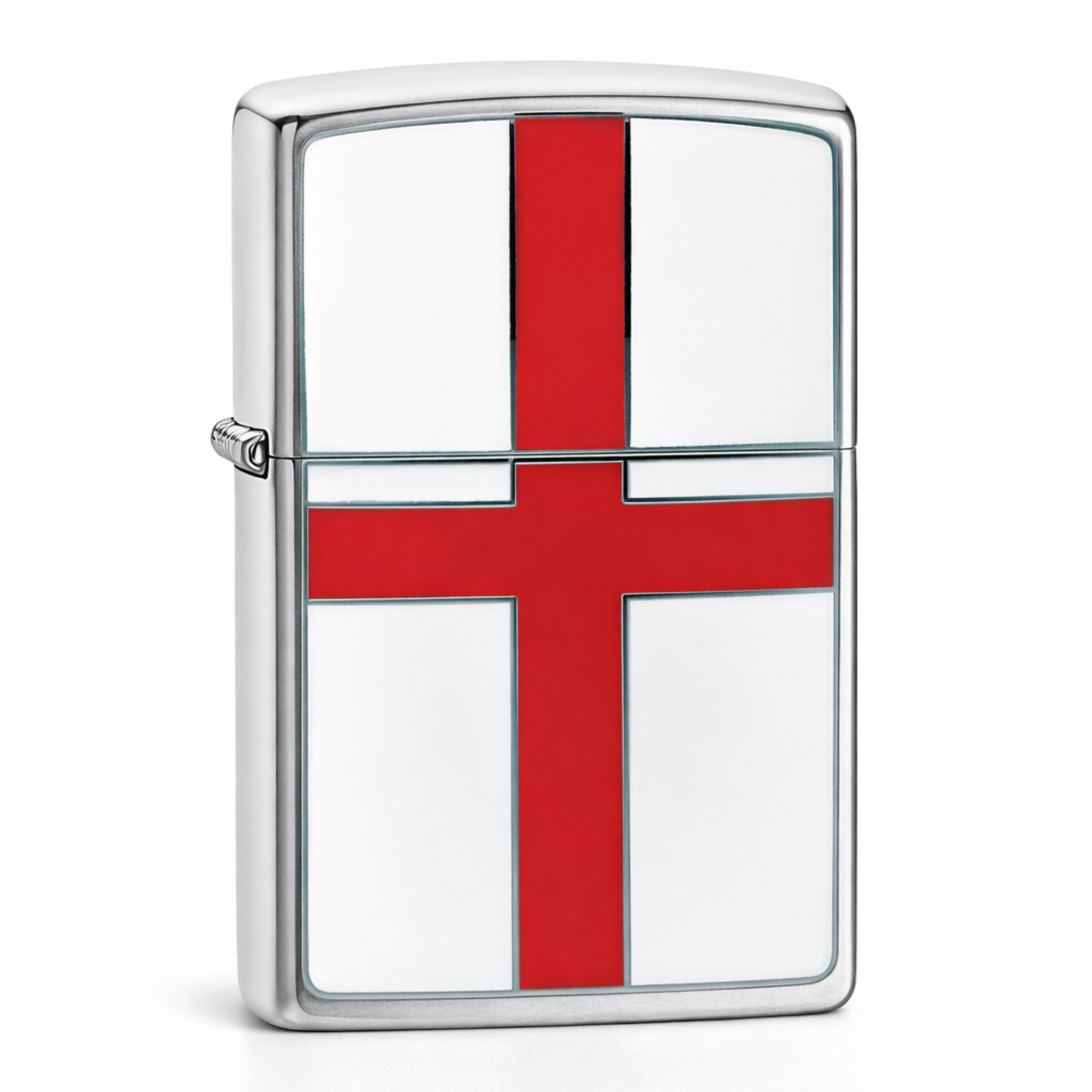 English Flag Zippo windproof lighter with red and white St George’s Cross design