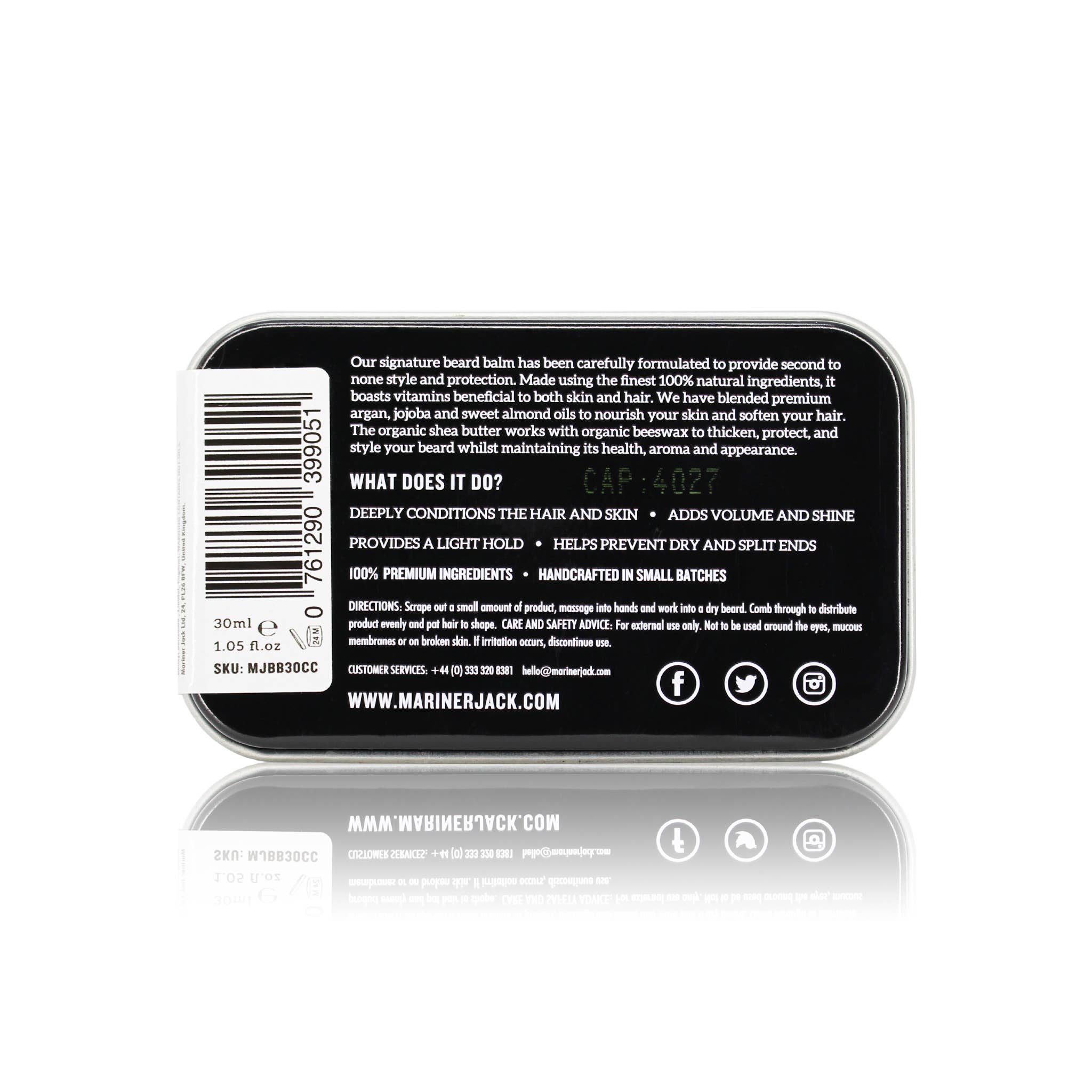 The Captains Charge Beard Balm