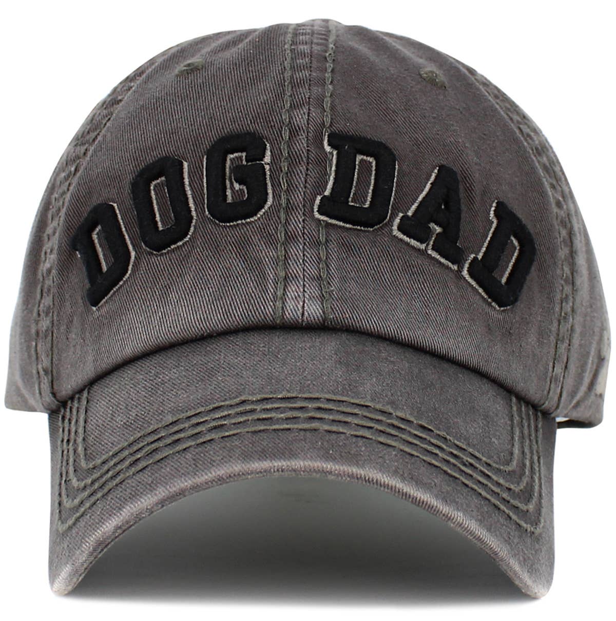 Dog Dad Washed Vintage Baseball Cap