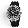 Festina Chrono Bike 2024 watch with black dial and black rubber strap on a white background