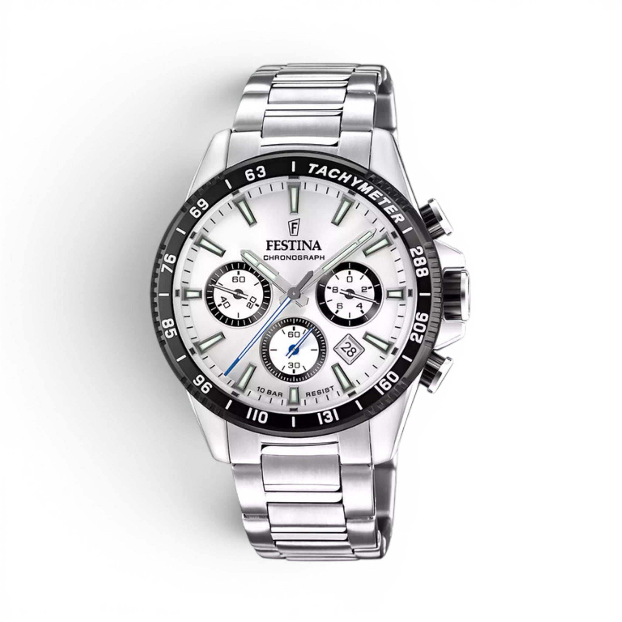 Festina F20560/1 men’s watch with silver dial and stainless steel bracelet