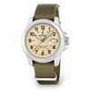 Festina Swiss made field watch with beige dial and NATO strap