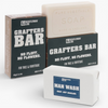 Gentlemen Joe Grafters Bar Soap with opened box and soap bar displayed on white background