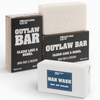Gentlemen Joe Outlaw Bar Soap with opened box and soap bar displayed on white background