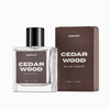 Mancave Cedarwood Eau De Toilette 50ml bottle with matching box on a white background