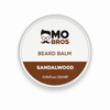 Mo Bros Sandalwood Beard Balm 25ml top view on white background