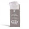 Opened pack of MÜHLE stainless steel double edge razor blades in paper packaging