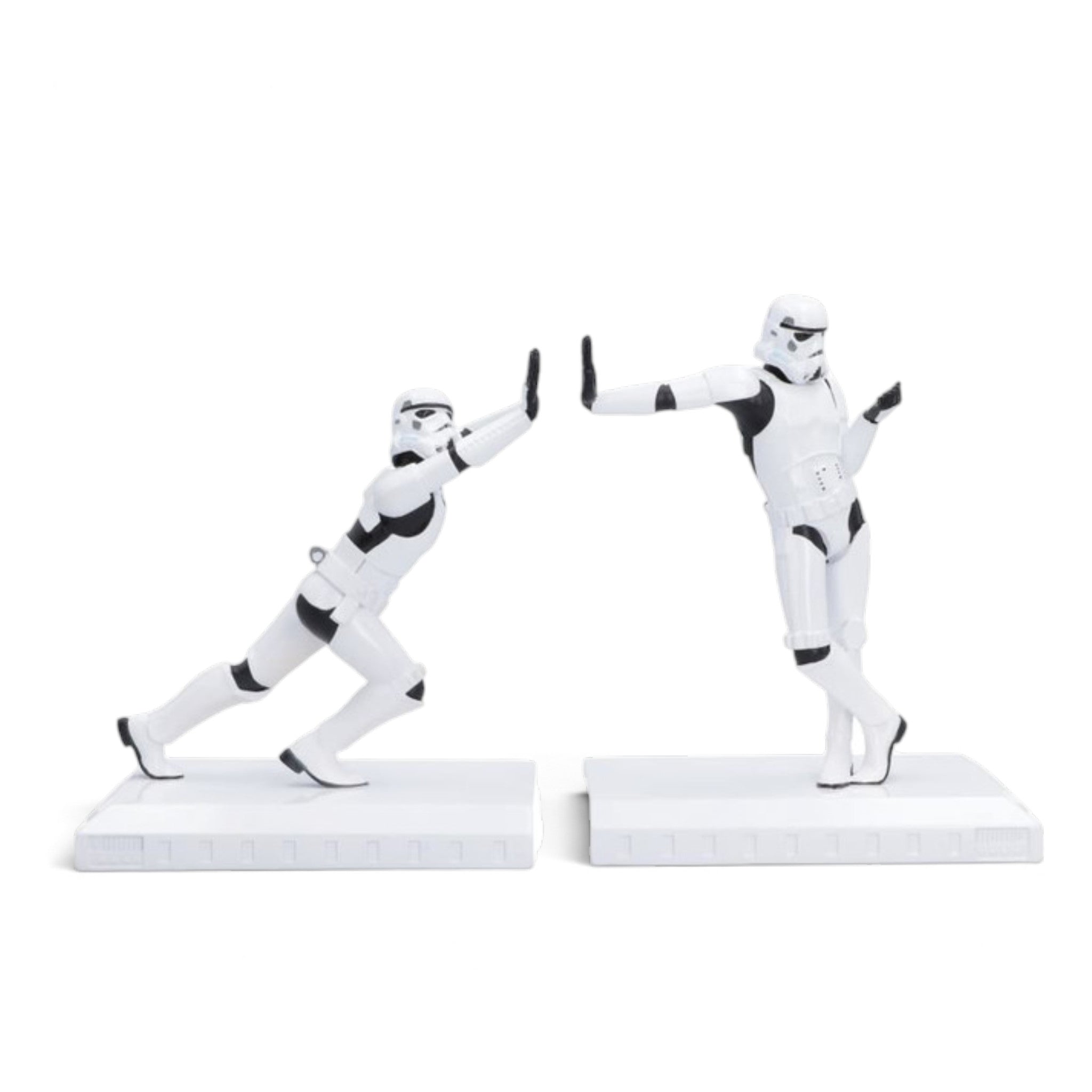 Original Stormtrooper Working Hard Hardly Working bookends 18.5cm