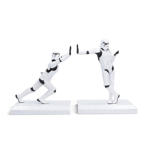 Original Stormtrooper Working Hard Hardly Working bookends 18.5cm