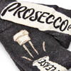 close up of prosecco please slogan on novelty socks