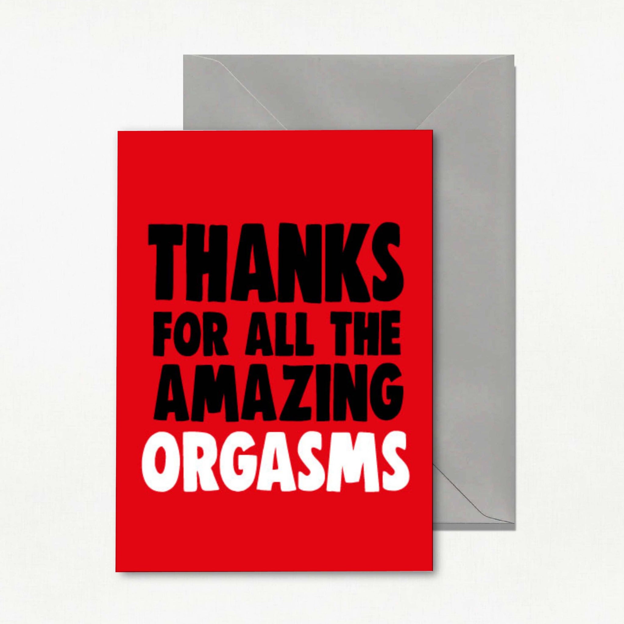 Rude Valentine's greeting card featuring the text 
