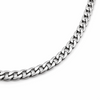 close up detail of 7mm stainless steel curb chain links