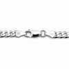 sterling silver curb chain necklace lobster clasp close