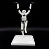 Officially licensed Stormtrooper Crane Kick figurine standing on one leg in a martial arts pose on a display base.