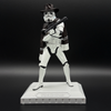 Stormtrooper The Good The Bad and The Trooper gunslinger figure with poncho and blaster 18cm resin collectible